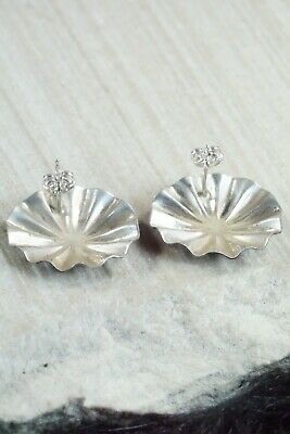 Navajo Sterling Silver Earrings - Arlene Soce