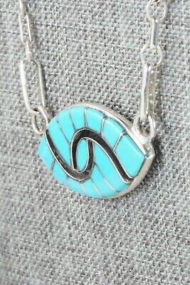 Turquoise & Sterling Silver Necklace - Amy Wesley