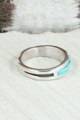 Turquoise & Sterling Silver Ring - Wilbert Muskett - Size 10 - High Lonesome Trading