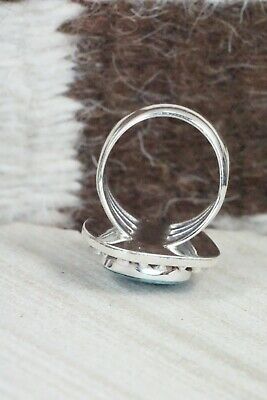 Turquoise & Sterling Silver Ring - Jimson Belin - Size 8