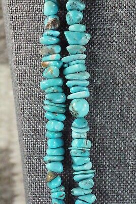 Turquoise & Sterling Silver Necklace - Navajo