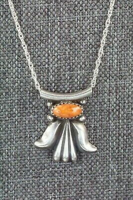 Spiny Oyster & Sterling Silver Necklace - Sharon McCarthy