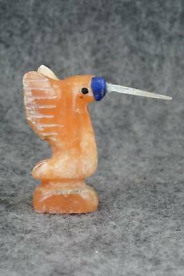 Humming Bird Zuni Fetish Carving - Justin Red Elk
