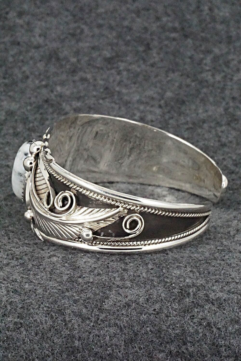 White Buffalo & Sterling Silver Bracelet - Davey Morgan