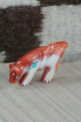 Mountain Lion Zuni Fetish Carving - Andres Quandelacy