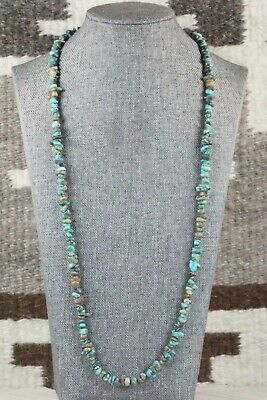 Turquoise & Sterling Silver Necklace - Navajo