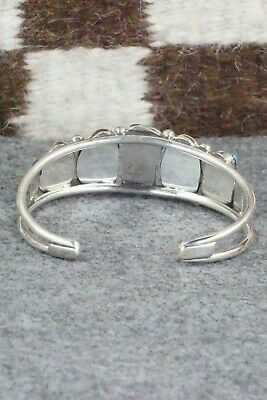 Turquoise and Sterling Silver Bracelet - Pricilla Reeder
