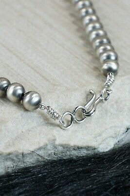 Navajo Sterling Silver Pearl Necklace - Jan Mariano
