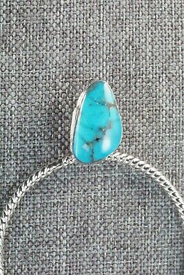 Turquoise & Sterling Silver Earrings - Annie Spencer - High Lonesome Trading