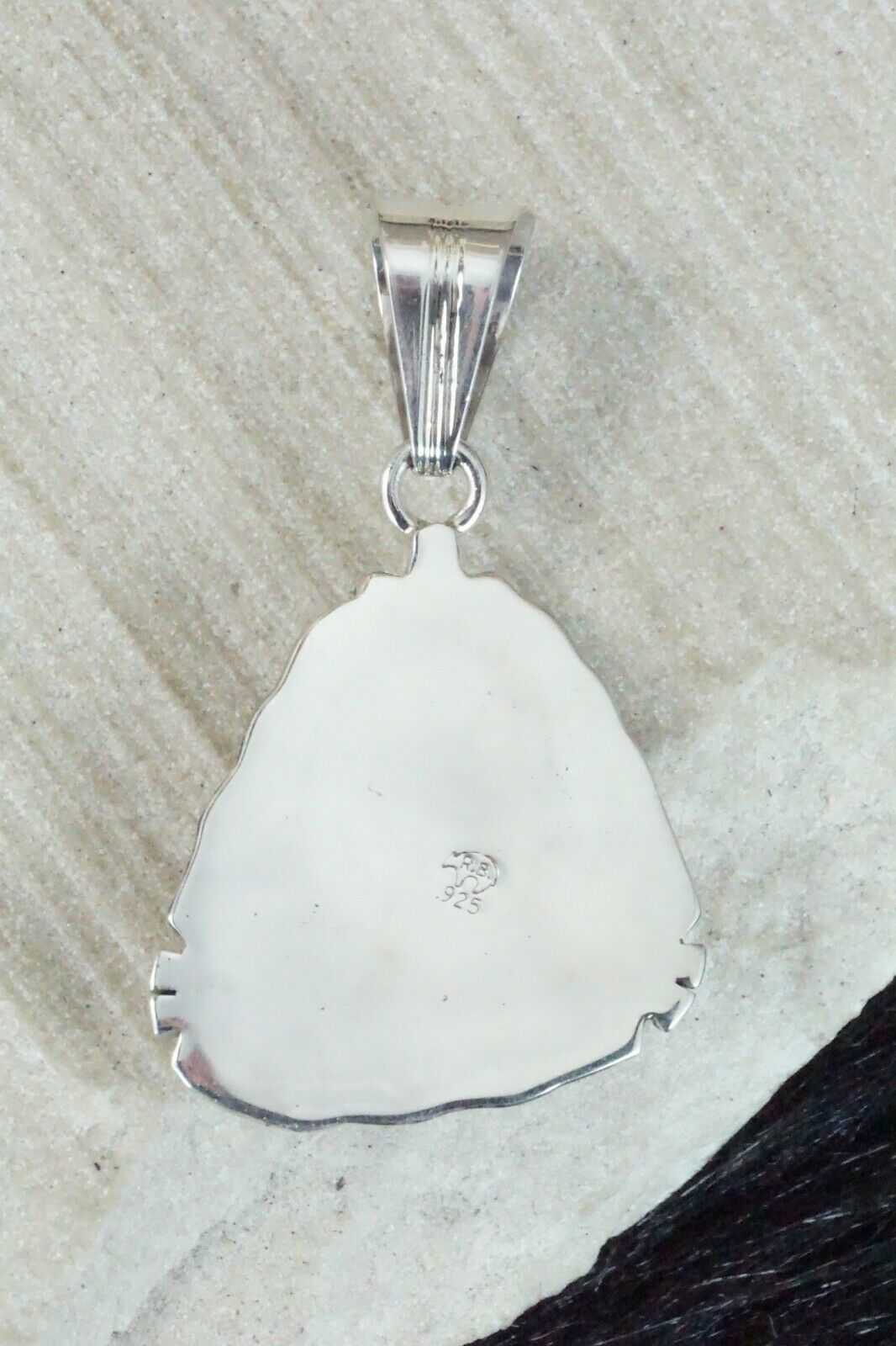 Spiny Oyster & Sterling Silver Pendant - Samuel Yellowhair