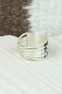 White Buffalo & Sterling Silver Ring - Claresse Kylestewa - Size 7.5
