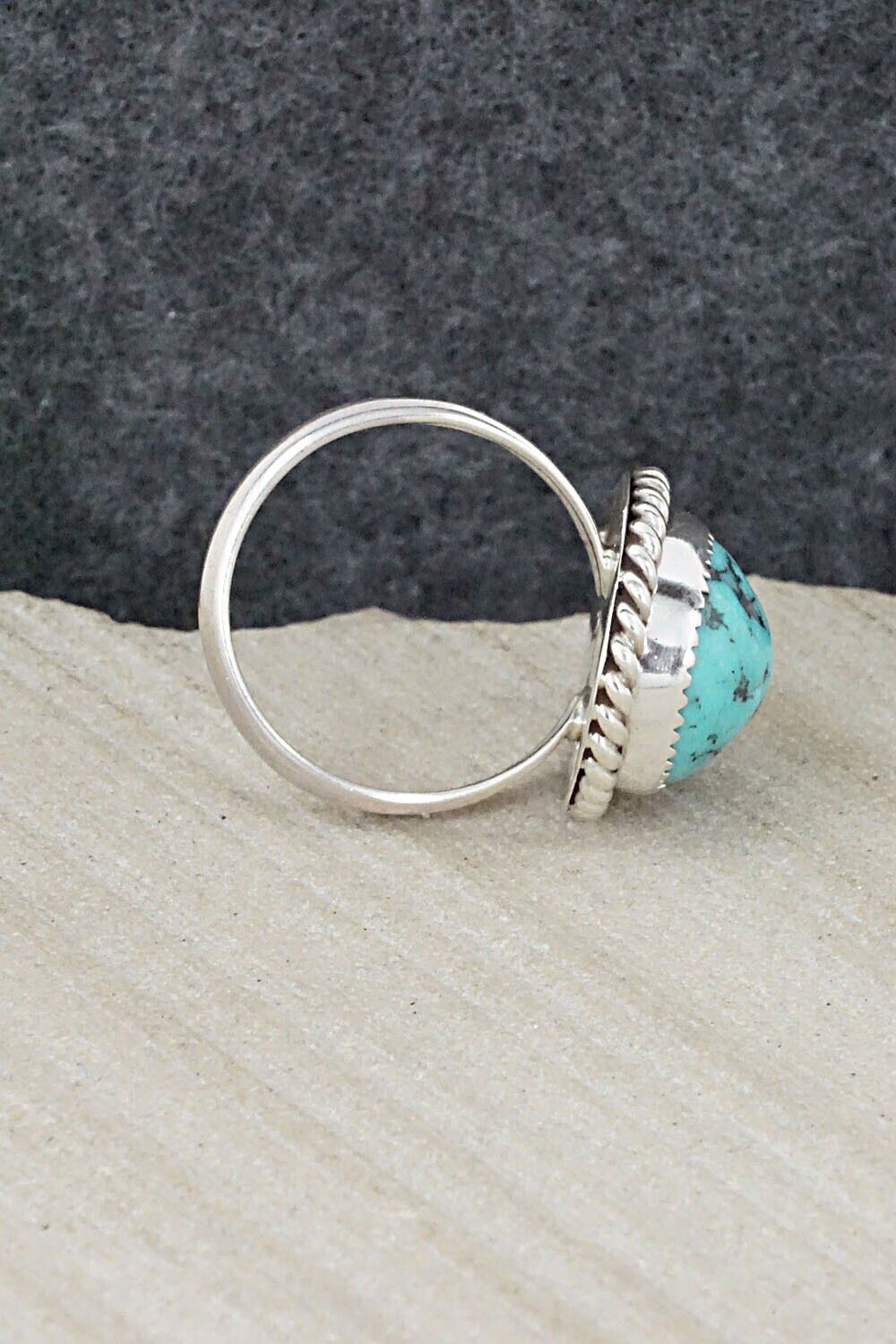 Turquoise & Sterling Silver Ring - Benjamin Martinez - Size 7.25