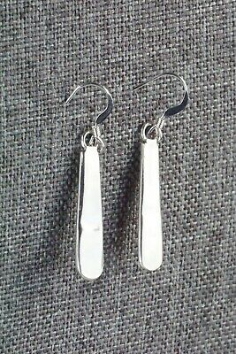 Turquoise & Sterling Silver Earrings - Valentino Laate - High Lonesome Trading