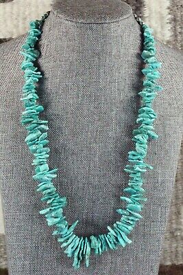 Turquoise & Sterling Silver Necklace - Navajo