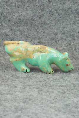 Mountain Lion Zuni Fetish Carving - Andres Quandelacy