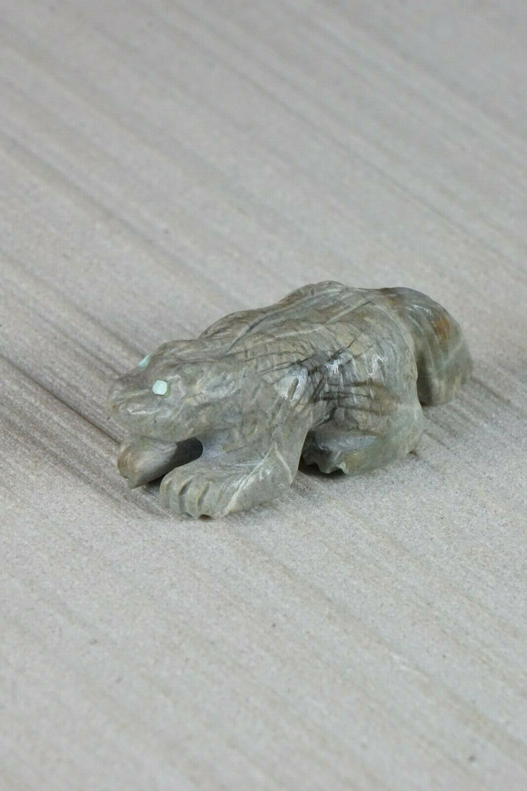 Badger Zuni Fetish Carving - Matthias Hustito - High Lonesome Trading