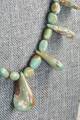 Turquoise & Sterling Silver Necklace - Navajo
