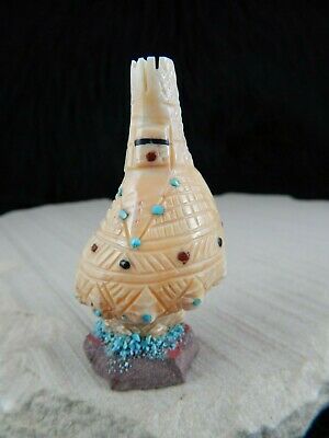 Corn Maiden Zuni Fetish Carving - Carl Etsate - High Lonesome Trading