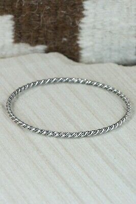 Sterling Silver Bangle - Elaine Tahe