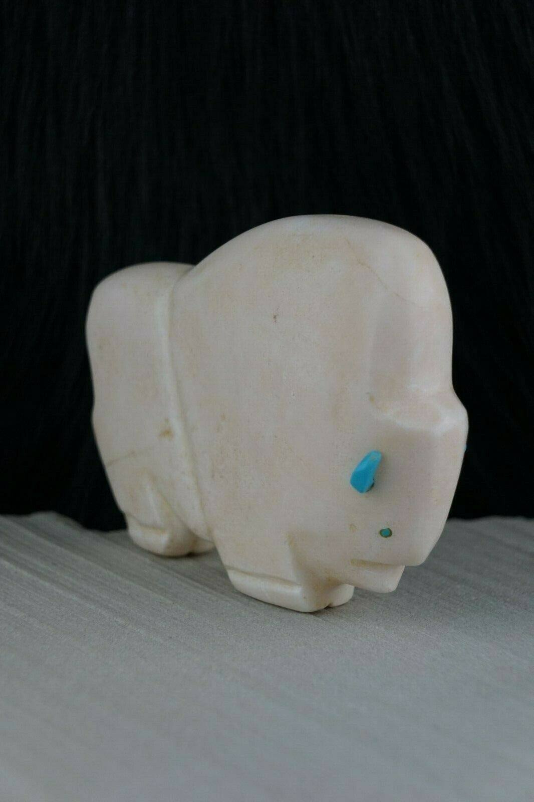 Buffalo Zuni Fetish Carving - Joshua Leki - High Lonesome Trading