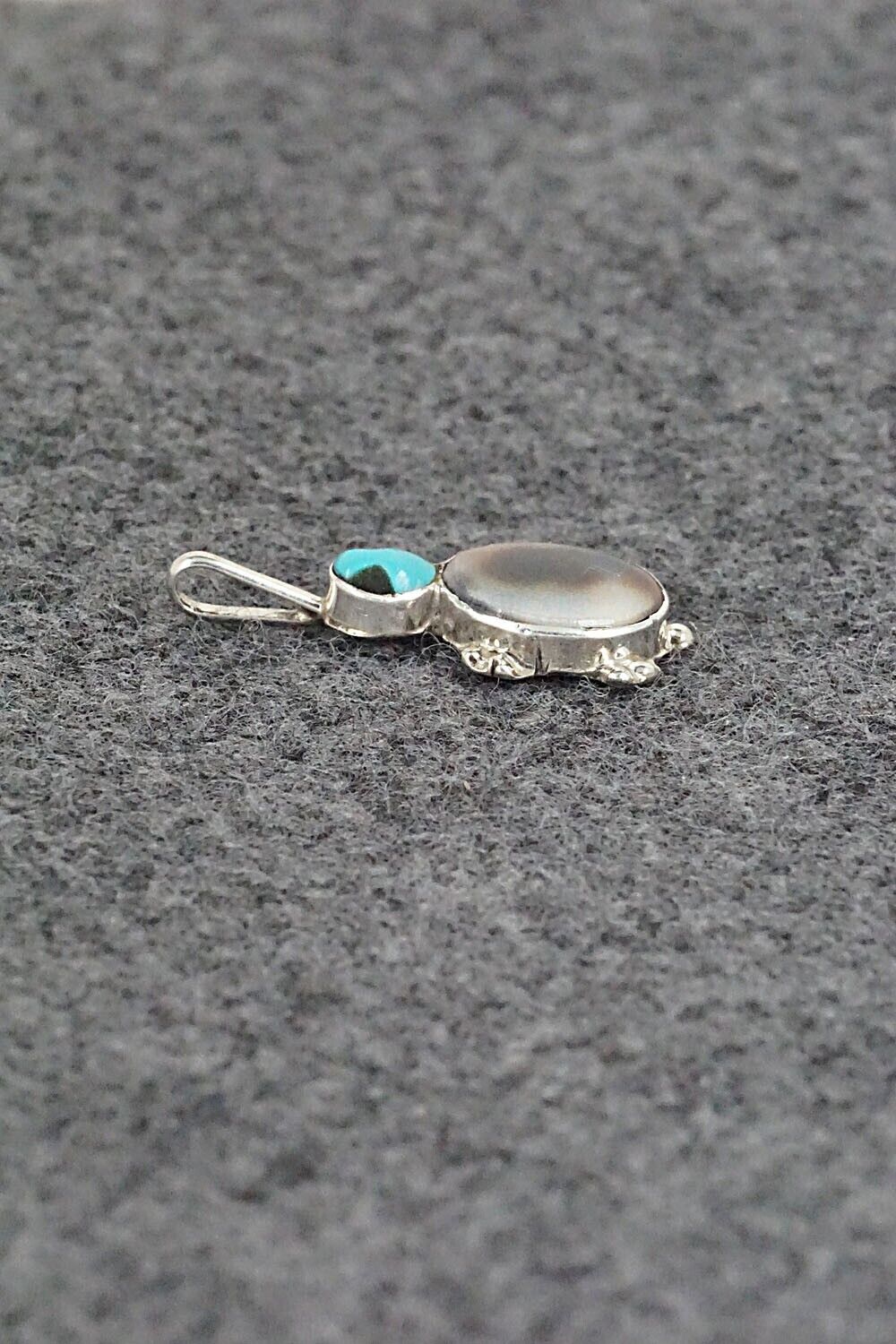 Multi Stone & Sterling Silver Pendant - Kathryn Qualo
