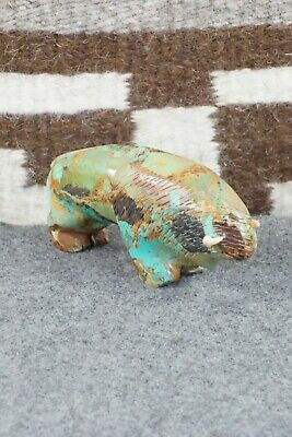 Buffalo Navajo Fetish Carving - Amos Pino
