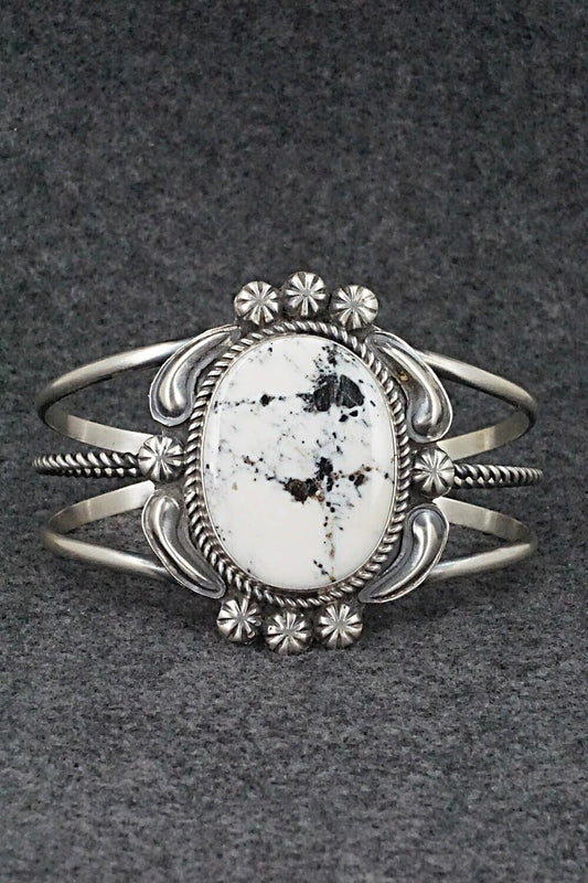 White Buffalo & Sterling Silver Bracelet - Jeff James