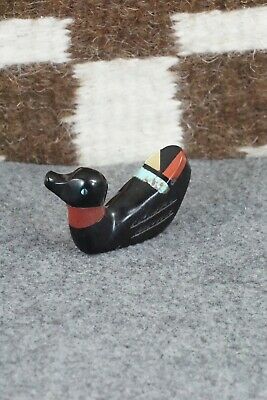 Duck Zuni Fetish Carving - Steven Natachu