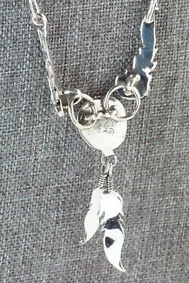 Turquoise & Sterling Silver Necklace - Lee Shorty