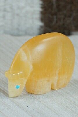 Bear Zuni Fetish Carving - Ronnie Lunasee