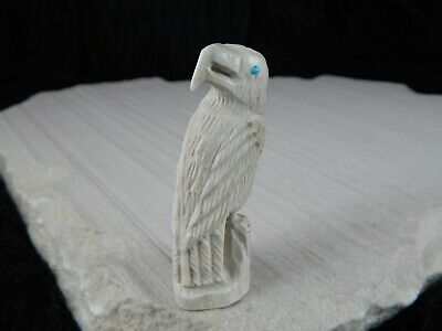 Eagle Zuni Fetish Carving - Garrick Weeka - High Lonesome Trading