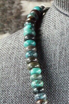 Turquoise & Sterling Silver Necklace - Navajo