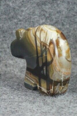 Bear Zuni Fetish Carving - Reynold Lunasee