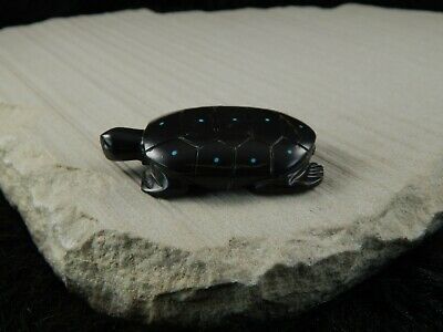 Turtle Zuni Fetish Carving - Alex Tsethlikai - High Lonesome Trading