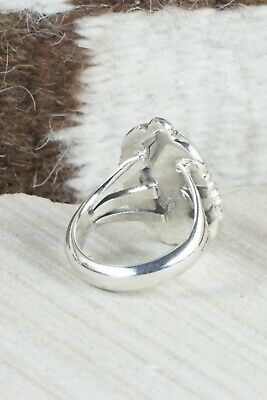 Turquoise & Sterling Silver Ring - Irvin Tsosie - Size 9