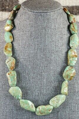 Navajo Turquoise & Sterling Silver Necklace - Louise Joe