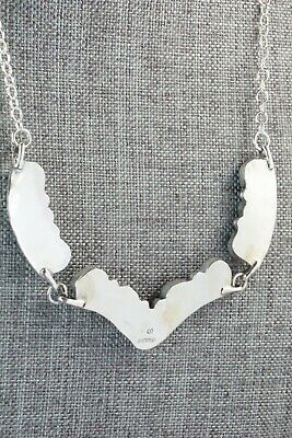 Turquoise & Sterling Silver Necklace - Spencer