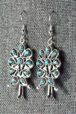 Turquoise & Sterling Silver Earrings - Tricia Leekity