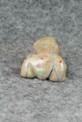 Frog Zuni Fetish Carving - Todd Lowsayatee