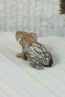 Frog Zuni Fetish Carving - Dane Malani - High Lonesome Trading