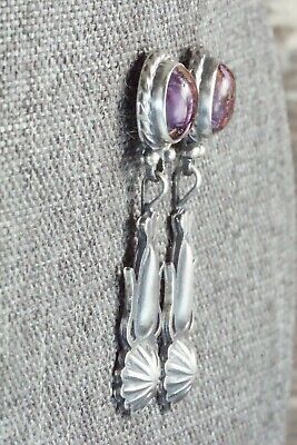 Spiny Oyster & Sterling Silver Earrings - Annie Spencer