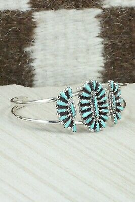 Turquoise & Sterling Silver Bracelet - Judy Wallace