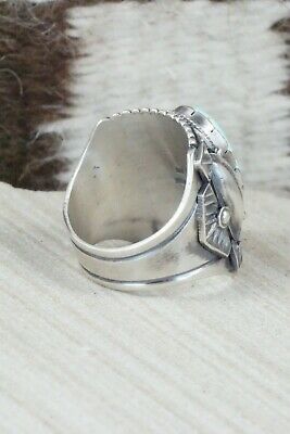 Turquoise & Sterling Silver Ring - Derrick Gordon - 11