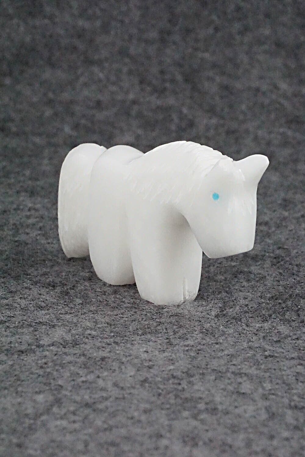 Horse Zuni Fetish Carving - Rodney Laiwakete