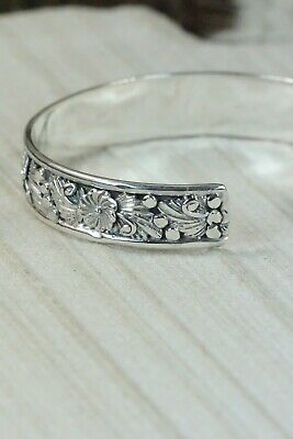 Sterling Silver Floral Bracelet - Tom Dinesto