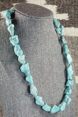 Turquoise & Sterling Silver Necklace - Navajo