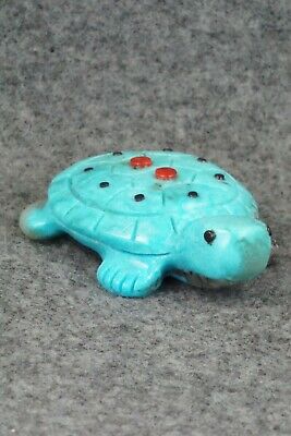 Turtle Zuni Fetish Carving - Reynold Lunasee