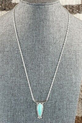 Navajo Turquoise & Sterling Silver Necklace - Sharon McCarthy