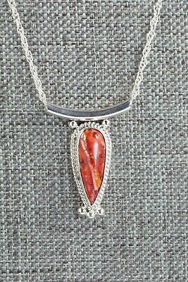 Spiny Oyster & Sterling Silver Necklace - Sharon McCarthy