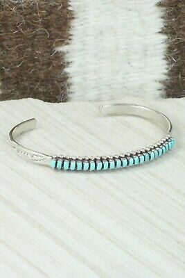Turquoise & Sterling Silver Bracelet - Irma Unkestine